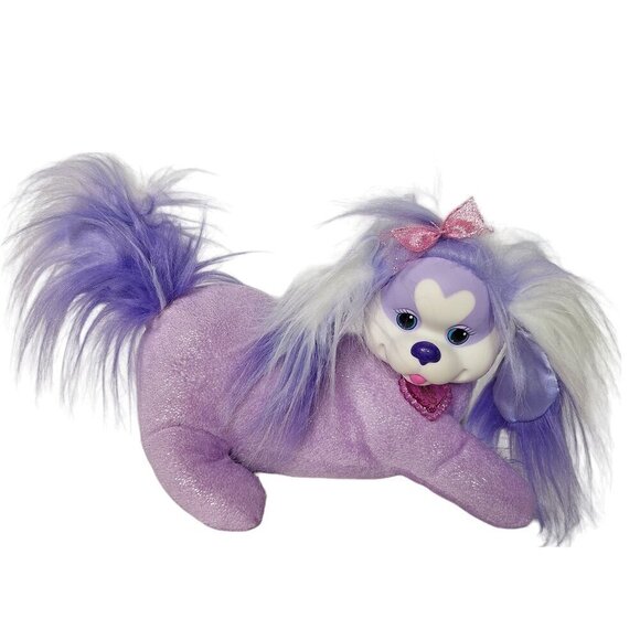 Puppy Surprise Purple Plush Dog Stuffed Animal 14 Inch - Picture 1 of 7